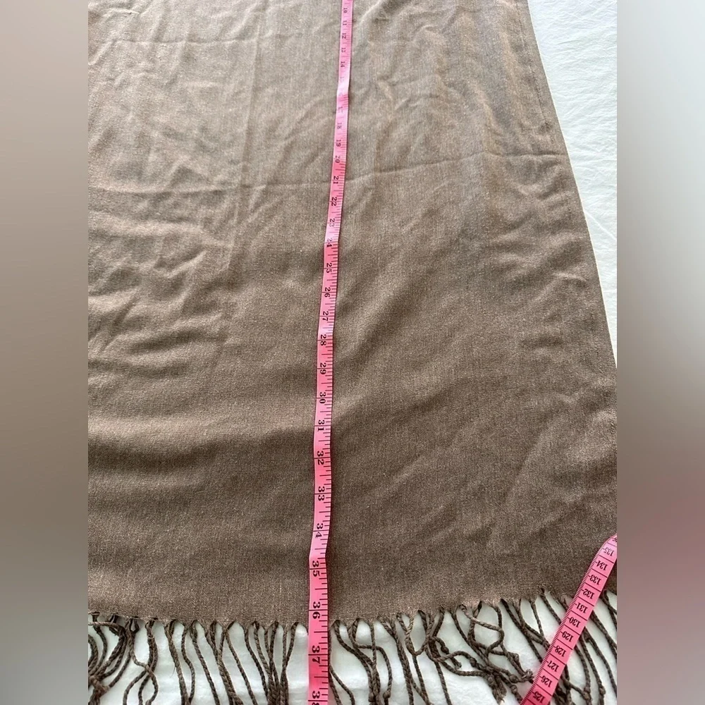Scarf - Gorgeous Autumnal Brown - 72 inches by 26 inches Beautiful & Big
